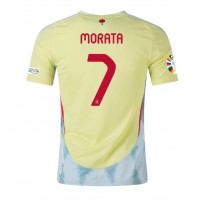 Maglie da calcio Spagna Alvaro Morata #7 Seconda Maglia Europei 2024 Manica Corta